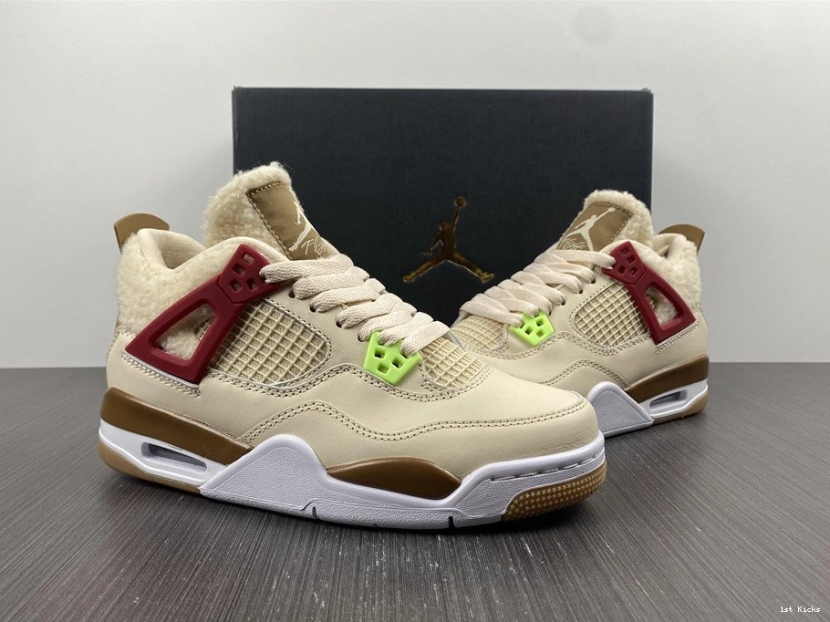 DC0790-103 Air Shoes Beige Jordan Blue Red 4 Blue Retro 0117